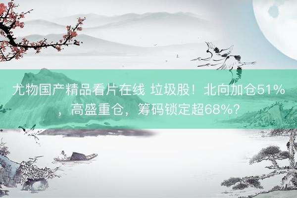 尤物国产精品看片在线 垃圾股！北向加仓51%，高盛重仓，筹码锁定超68%？