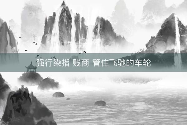 强行染指 贱商 管住飞驰的车轮