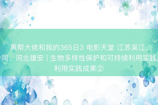 黑帮大佬和我的365日3 电影天堂 江苏吴江、湖南会同、河北雄安 | 生物多样性保护和可持续利用实践成果②