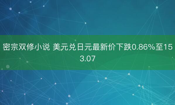 密宗双修小说 美元兑日元最新价下跌0.86%至153.07